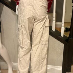 Men's Cream Cargo Pants